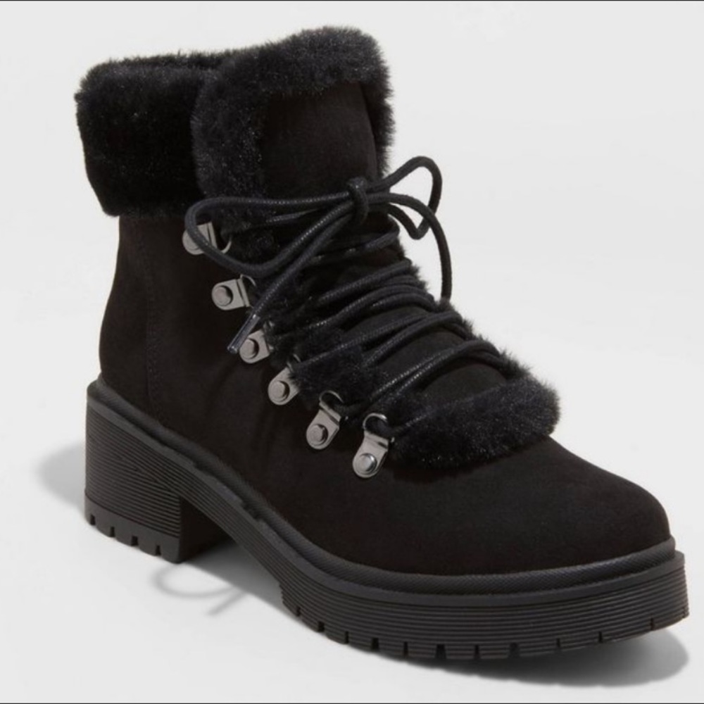 Faux fur boots size 11 New